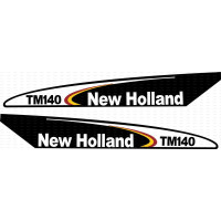Typenschild - Schriftzug - Aufkleber passend für Ford / New Holland TM140