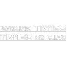 Typenschild - Schriftzug - Aufkleber passend für Ford / New Holland TM165
