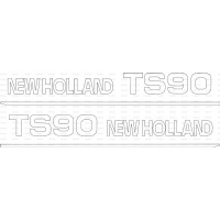 Typenschild - Schriftzug - Aufkleber passend für Ford / New Holland TS90