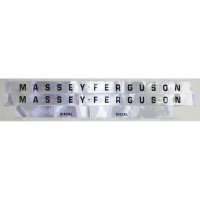 Typenschild - Schriftzug - Aufkleber passend für Massey Ferguson 1080