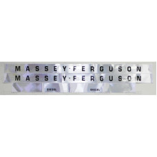 Typenschild - Schriftzug - Aufkleber passend für Massey Ferguson 1080