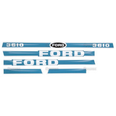 Typenschild - Schriftzug - Aufkleber passend für Ford / New Holland 3610