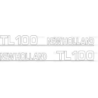 Typenschild - Schriftzug - Aufkleber passend für Ford / New Holland TL100